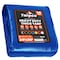 Tarpco Safety Heavy Duty Tarp, 30 ft x 0.5 mm H x 24 ft W, 14 Mil, Blue, Polyethylene TS-105-24X30 - alternate 1